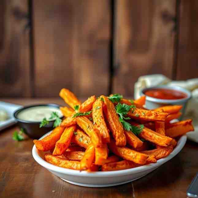 Crispy Batata Frita - Best Sweet Potato Fries Recipe